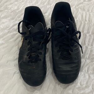 Boys Black Soccer Shoes